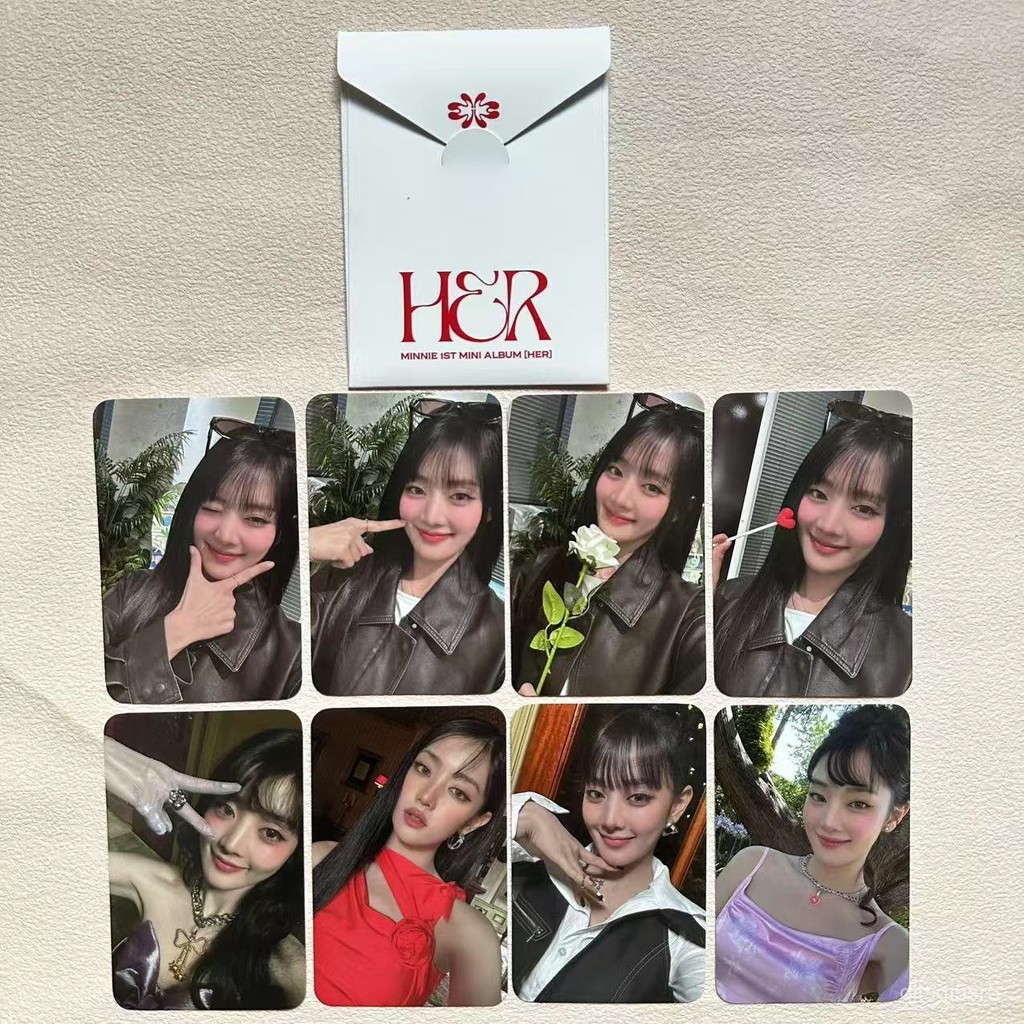 Gidle Minnie Solo Flash สุ่ม Camini Solo การ์ดสุ่ม Minnie Flash ยังไม่เปิด