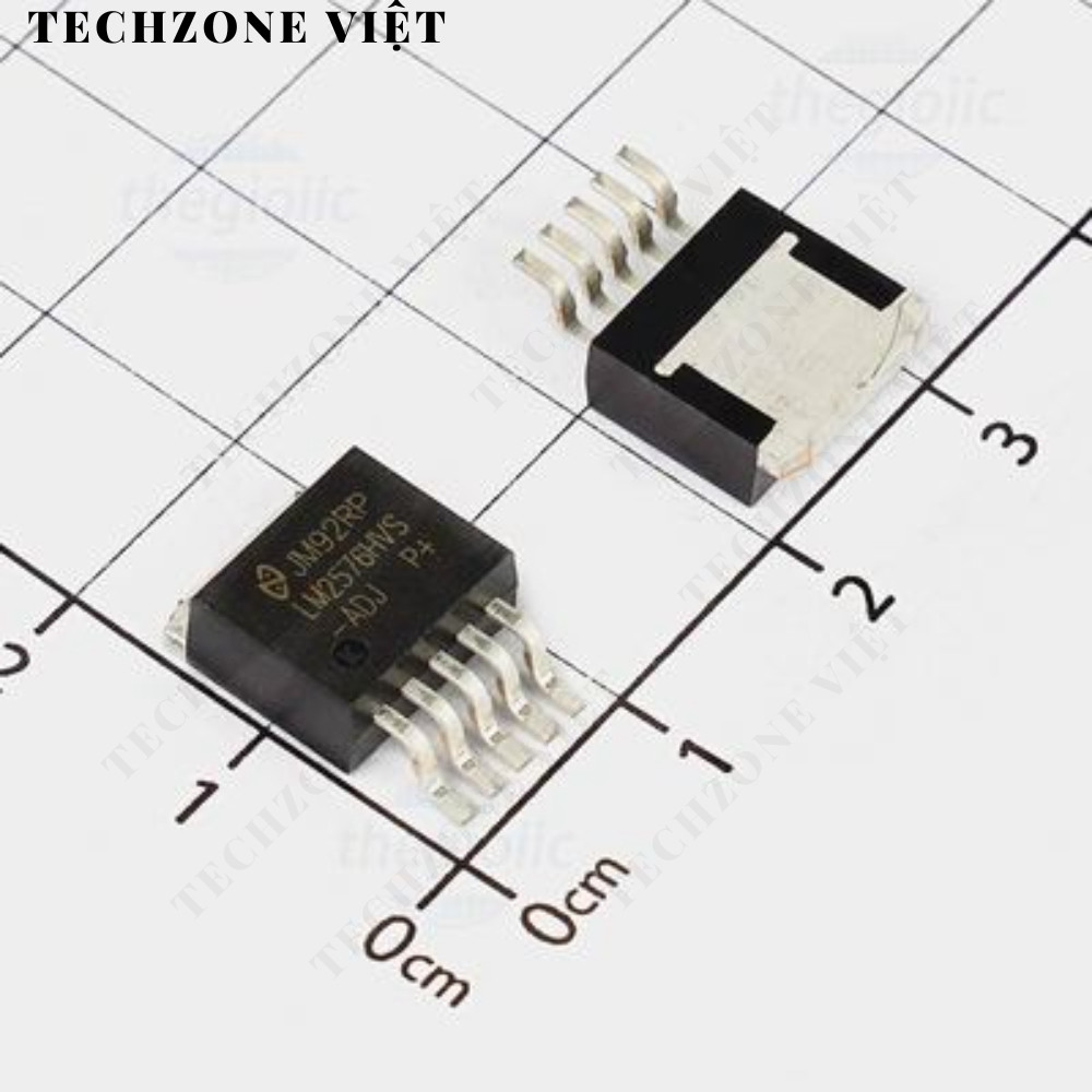 [2 ชิ้น]- LM2576HVS-ADJ/NOPB เครื่องควบคุมบรรเทาความดัน IC 3A TO-263-5 TechZone Viet