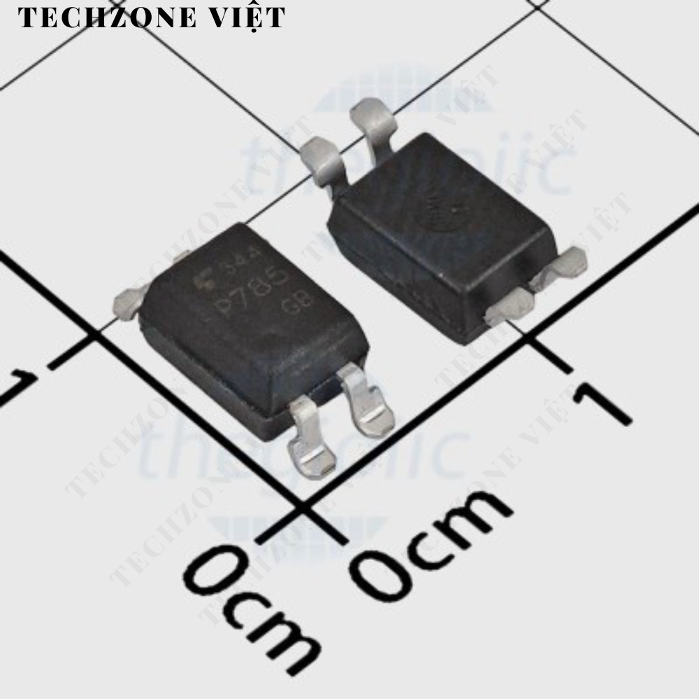 [10 ชิ้น]- TLP785 Optoisoator ทรานซิสเตอร์เอาต์พุต 5000Vrms 1 ช่อง 4-SMD TechZone Viet