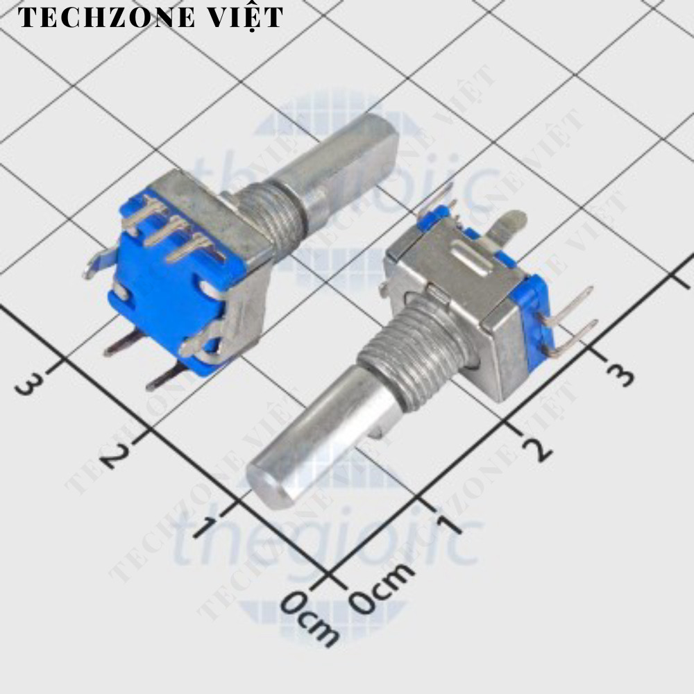 [2 ชิ้น]- EC11 Rotary Encoder 20 ตําแหน่งลูกบิดความยาว 20 มม. TechZone Viet
