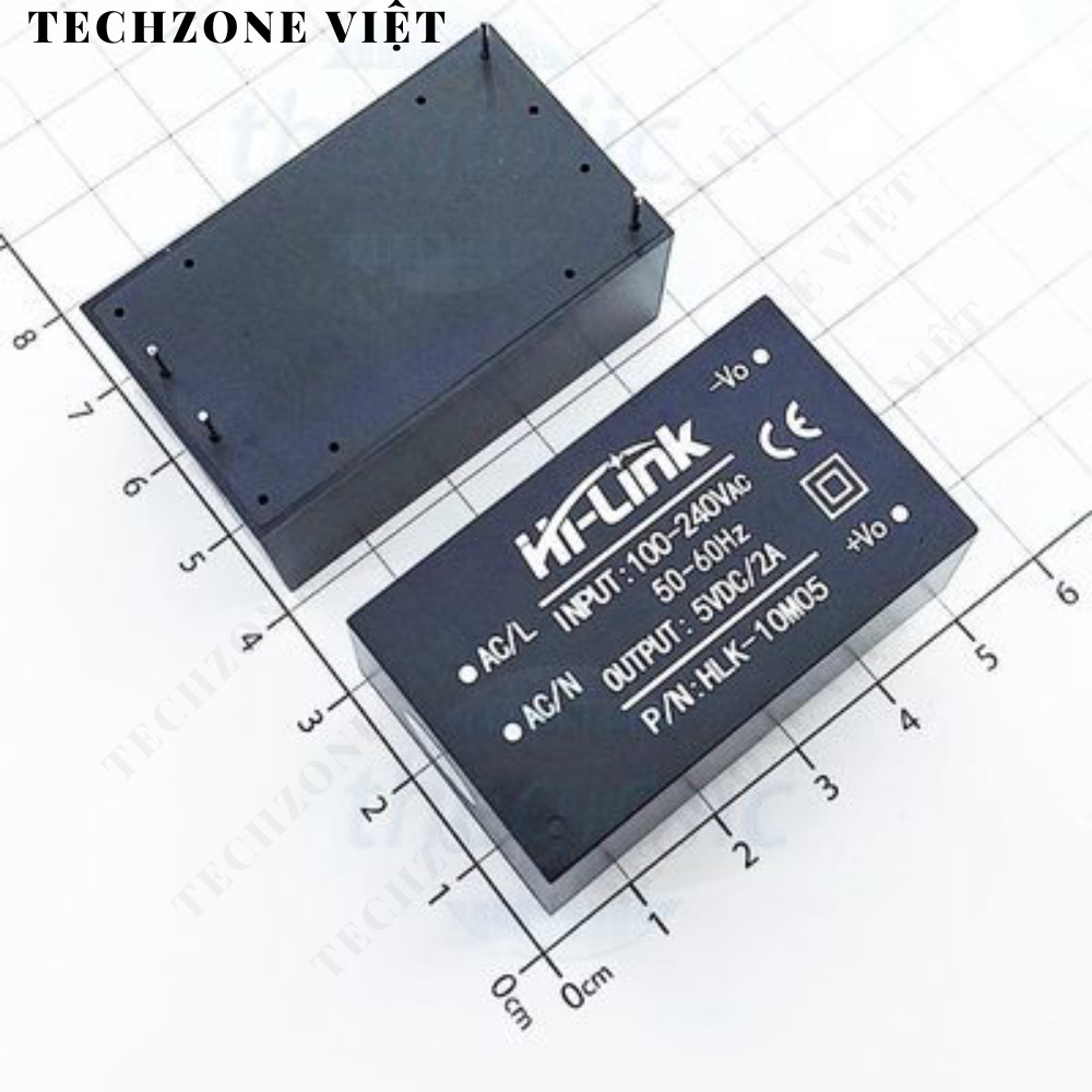 HLK-10M05 ตัวแปลง AC-DC 220-5V 10W Hi-Link TechZone Viet