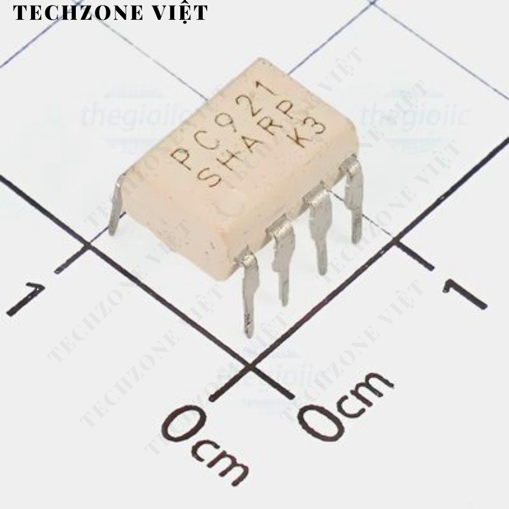[3 ชิ้น]- PC921 OPIC Photocoupler กําลังสูง 2000Vrms 1 Channel, 8-DIP TechZone Viet