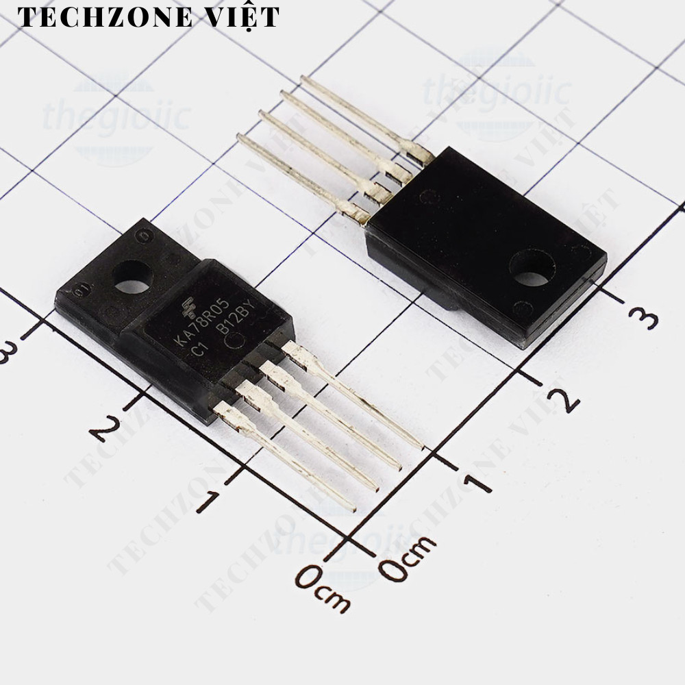 KA78R05CTU เครื่องปรับแรงดันไฟฟ้า IC 5V 1A TechZone Viet