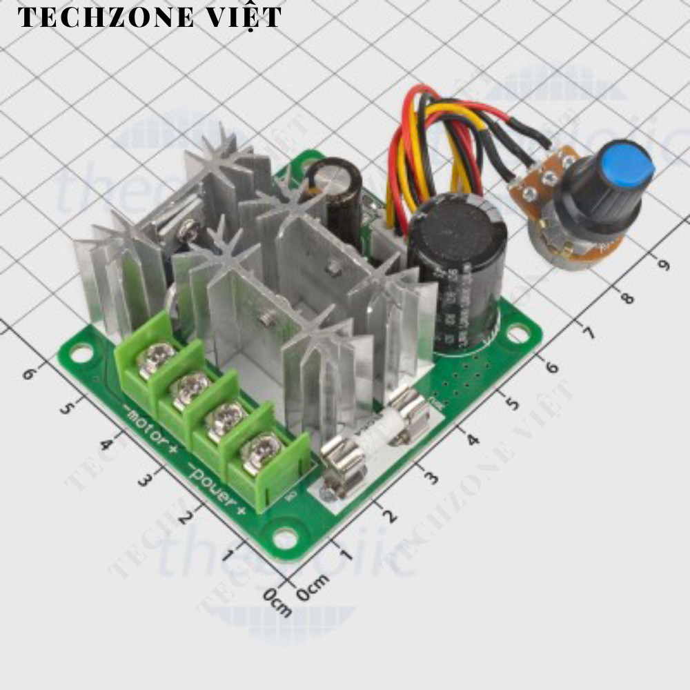 DC PWM Motor Speed Control Circuit 15A 720W TechZone Viet