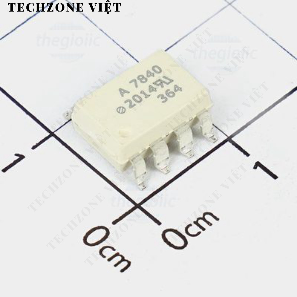 HCPL-7840 เอาต์พุตทรานซิสเตอร์ Optocouplers 3750Vrms 1 Channel, 8-SMD TechZone Viet
