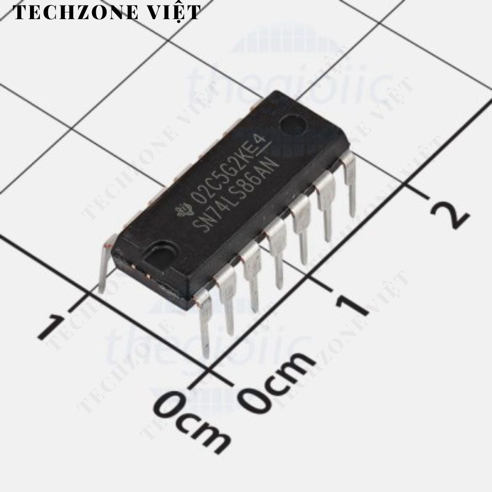 [2 ชิ้น]- SN74LS86AN IC Quad 2-Input XOR Logic Gate, 14-DIP TechZone Viet