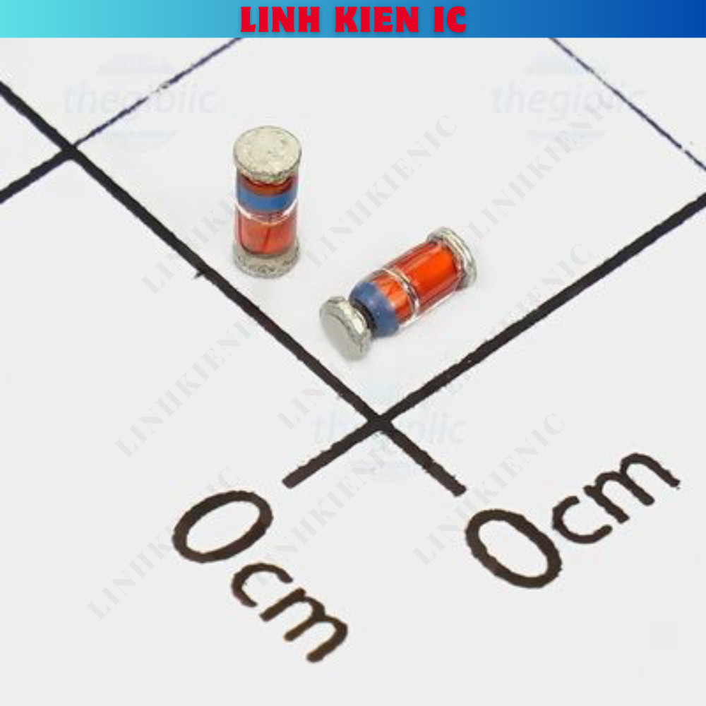 [100 ชิ้น]- ZMM6V2 Zener Diode 6.2V 500mW SMD Linhkien IC