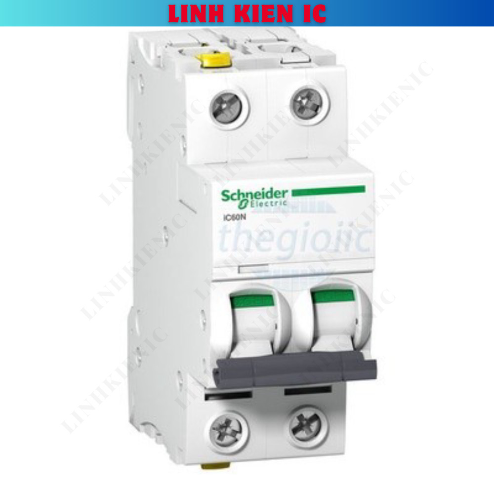 A9F74263 Aptomat MCB Schneider 2 เสา 63A Linhkien IC