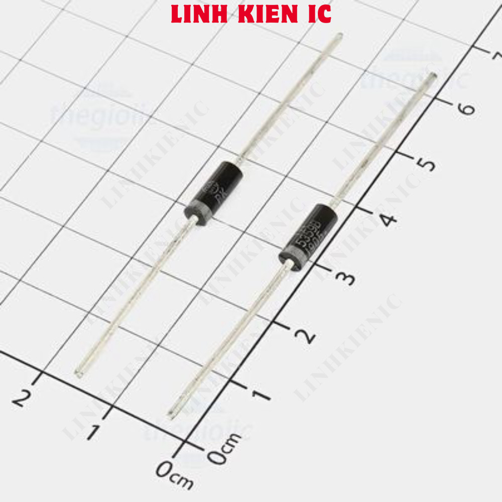 [5 ชิ้น]- 1N5359B Zener Diode 24V 5W DO-15 Linhkien IC
