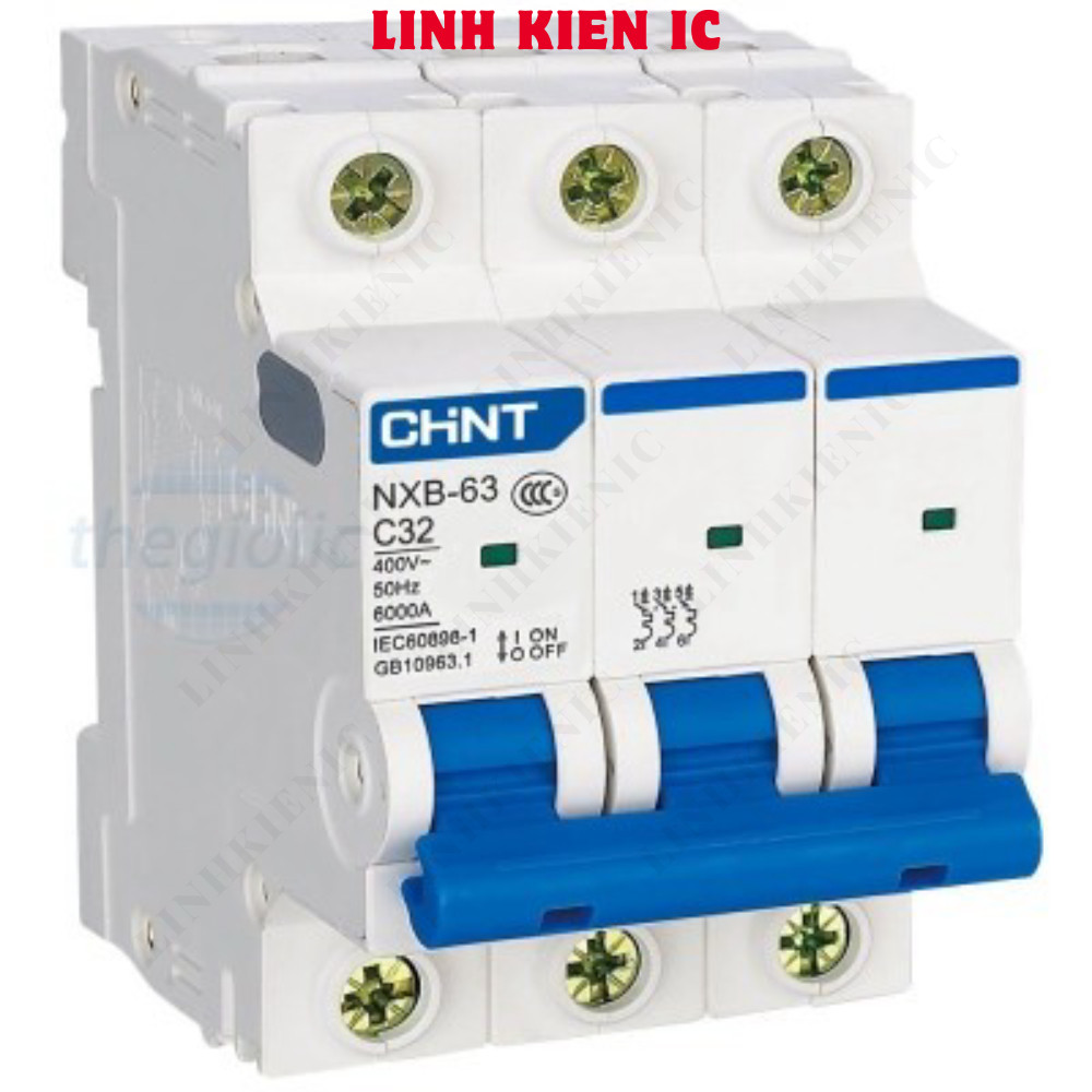 NXB-63 3P C32 6kA Aptomat MCB CHiNT 3 เสา 32A Linhkien IC