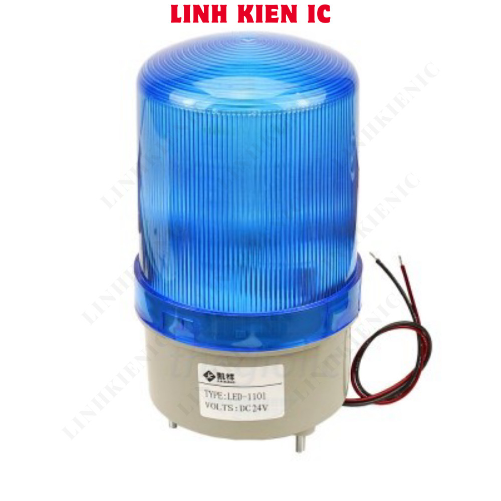 LED-1101 Blue Alarm ไฟ LED หมุนได้ 24V Linhkien IC