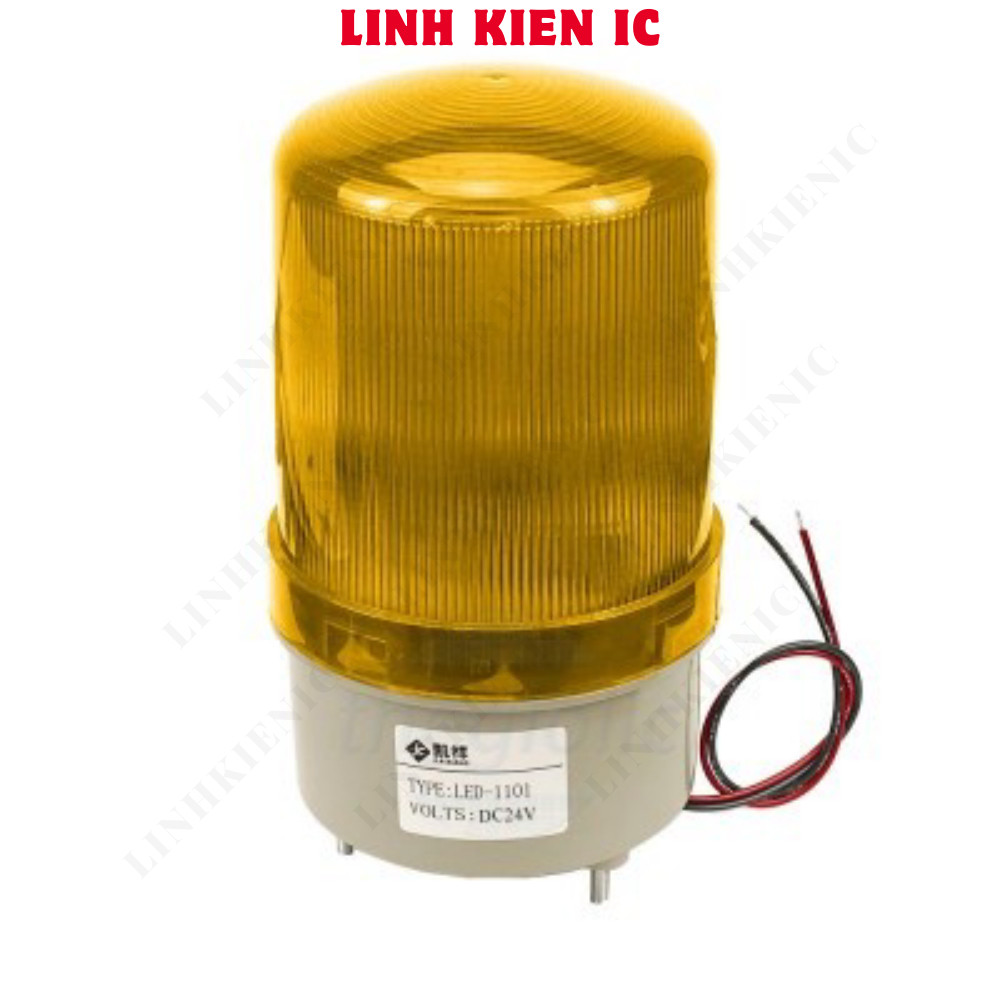 LED-1101 Linhkien IC 24V สีเหลืองปลุกไฟ LED หมุน