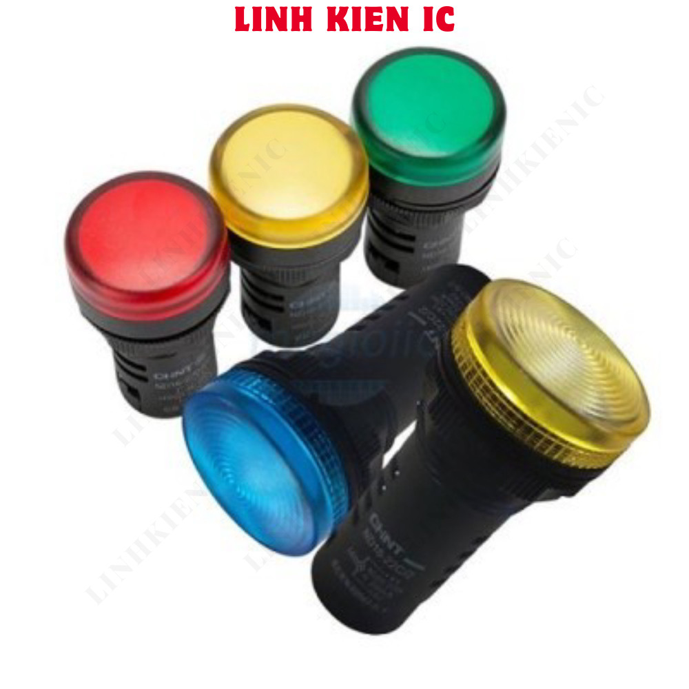 ND16-22DS/4 CHiNT ตัวบ่งชี้สีเขียว 22mm 220VAC Linhkien IC