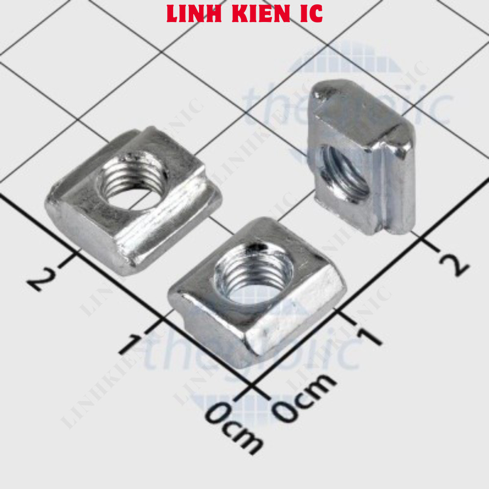 [10 ชิ้น]- น็อตเลื่อนตัวทีสําหรับโปรไฟล์อลูมิเนียม QT 2020 Linhkien IC