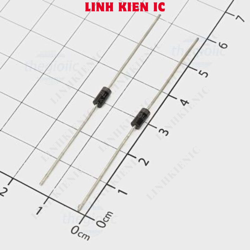 [50 ชิ้น]- UF4004 ไดโอดเรียงกระแส 1A 400V DO-41 Linhkien IC