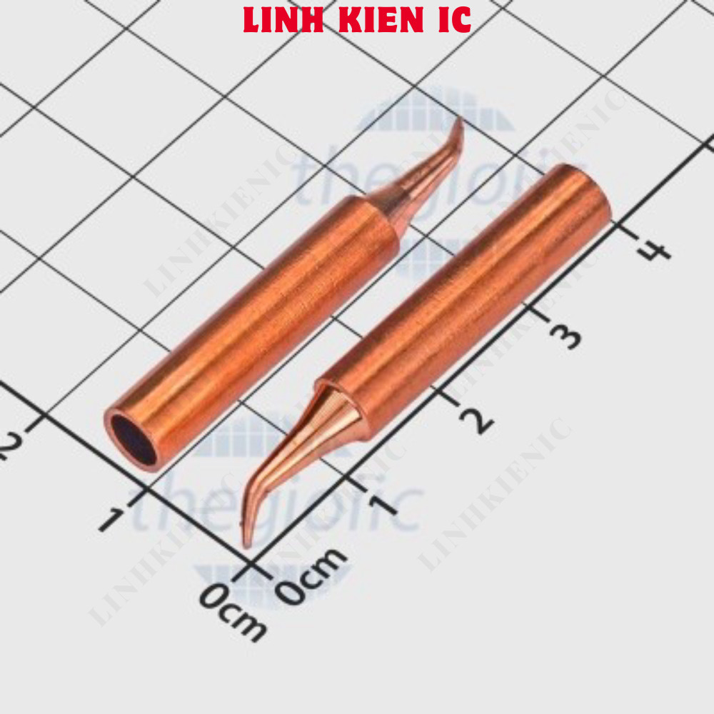 [2 ชิ้น]- หัวแร้งบัดกรี 900M-T-IS, หัวแร้งบัดกรีทองแดง 0.3 มม. Linhkien IC
