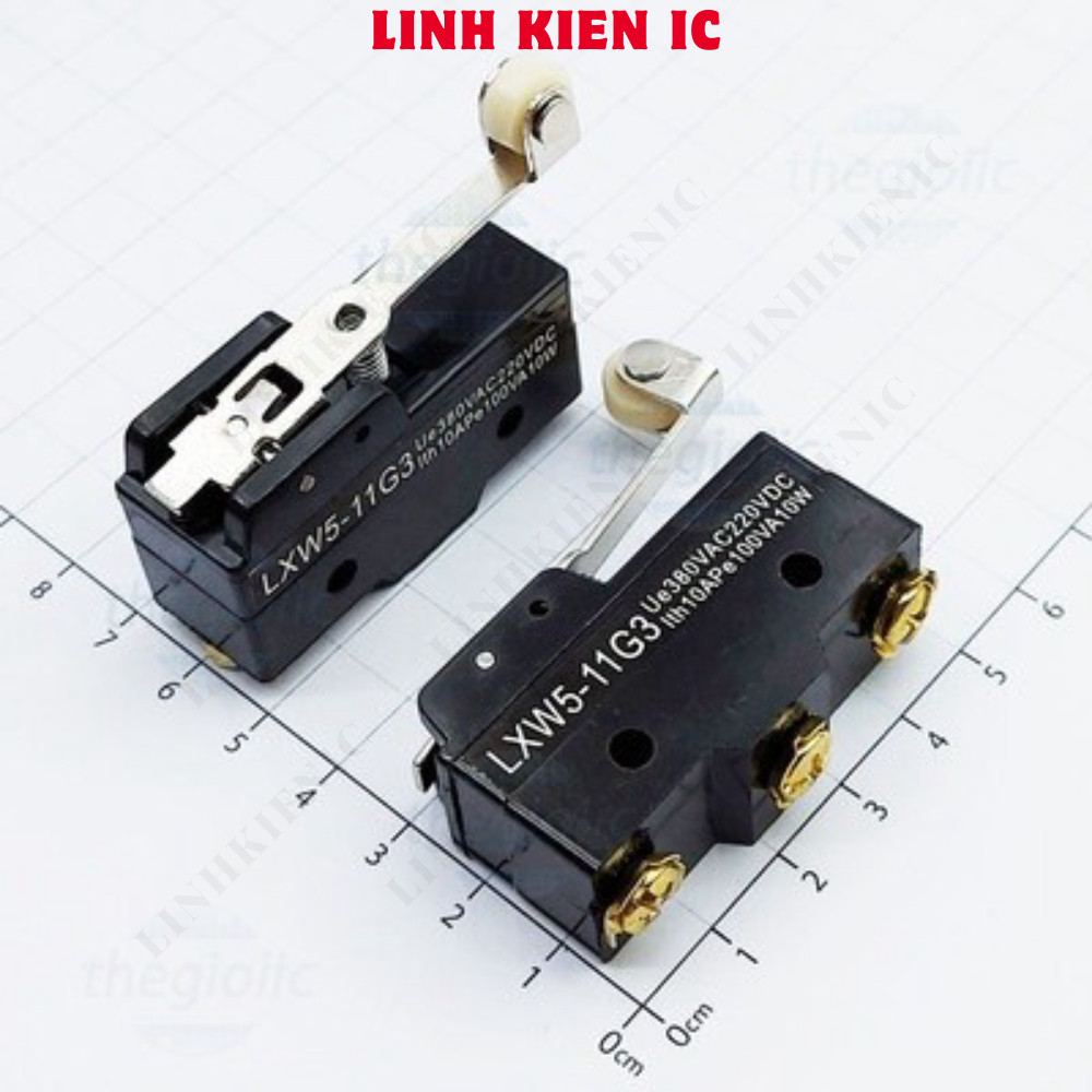 [2 ชิ้น]- LXW5-11G3 ลิมิตสวิตช์ 380VAC 10A Linhkien IC