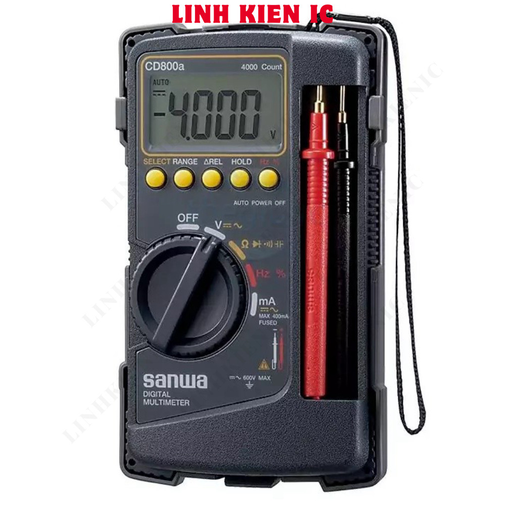 Sanwa CD800A มิเตอร์จอแสดงผลดิจิตอล Japan Linhkien IC