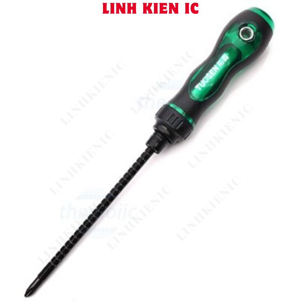 TS-10478 Tuosen ไขควง 2 หัว 6 มม. ปรับความยาวได้ 210-275 มม. Linhkien IC