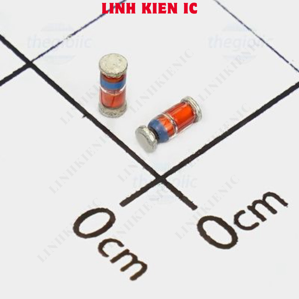 [100 ชิ้น]- ZMM6V8 Zener Diode 6.8V 500mW SMD Linhkien IC