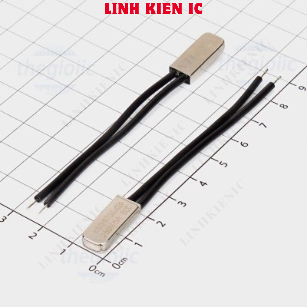 KSD9700-80NC Overheating Switch 250VAC 5A 80 องศาเซลเซียสปกติปิด NC Linhkien IC