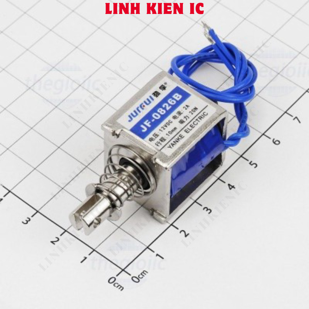 JF-0826B ล็อคสลักไฟฟ้า 12VDC 2A Linhkien IC