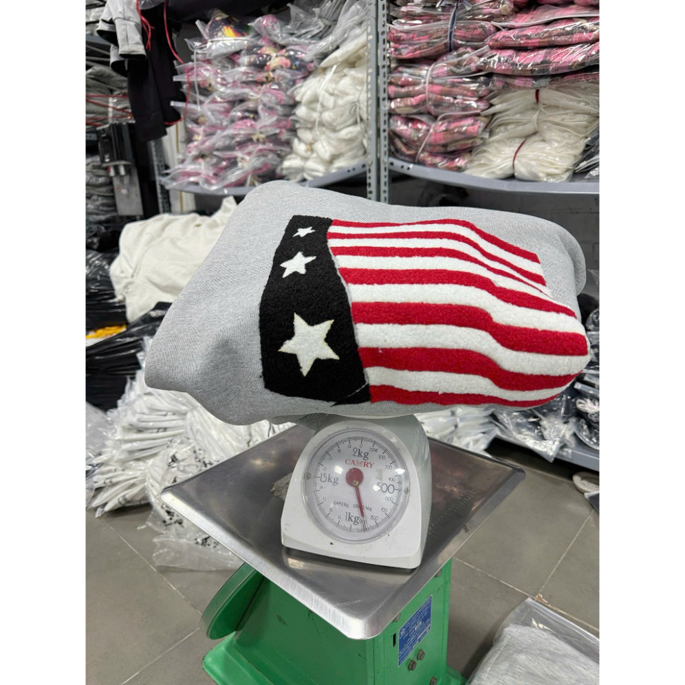 Aa Studio Crab Leg Zip Hoodie พร้อมเย็บปักถักร้อย Ruffled Unisex หลวมหัวเข็มขัดโลหะสไตล์เกาหลี