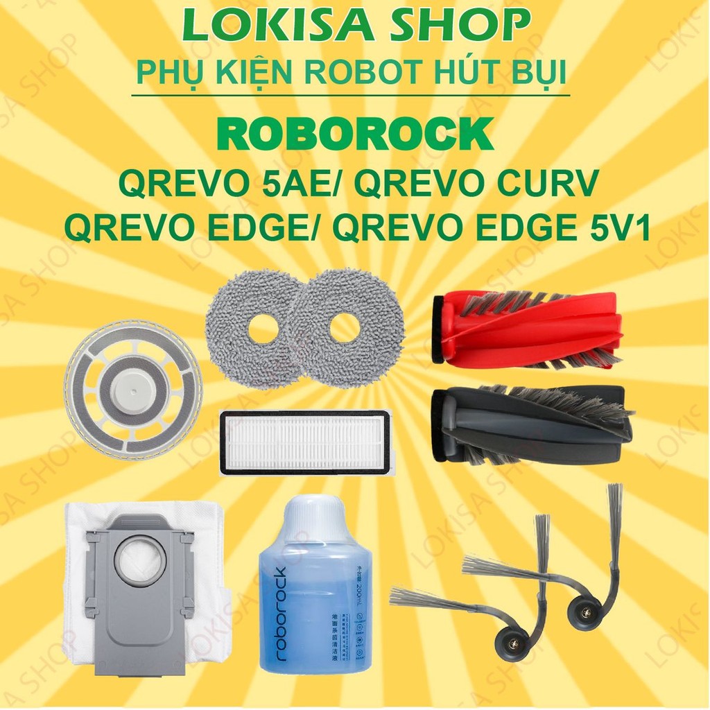 Roborock Qrevo 5AE/ Qrevo CurV/ Qrevo Edge/ Qrevo Edge 5V1 อุปกรณ์เสริมเครื่องดูดฝุ่นหุ่นยนต์ - อุปก