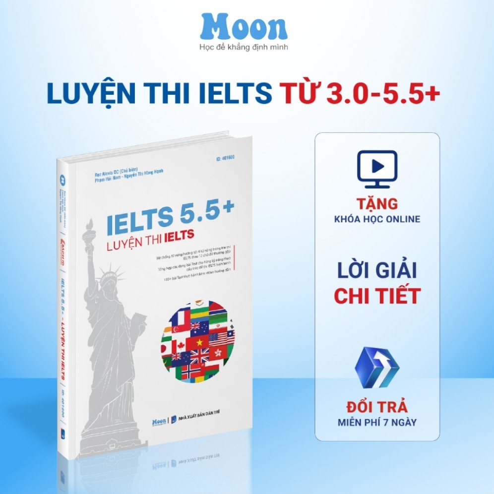 หนังสือ - IELTS 5.5+ เตรียมสอบ Ielts 4 ทักษะสําหรับผู้เริ่มต้น - MB