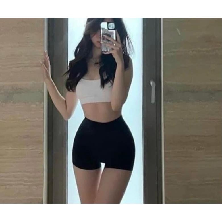 GOOD STRETCH SPORTS TIGHT SHORTS WITH SKIRT PANTS Q7