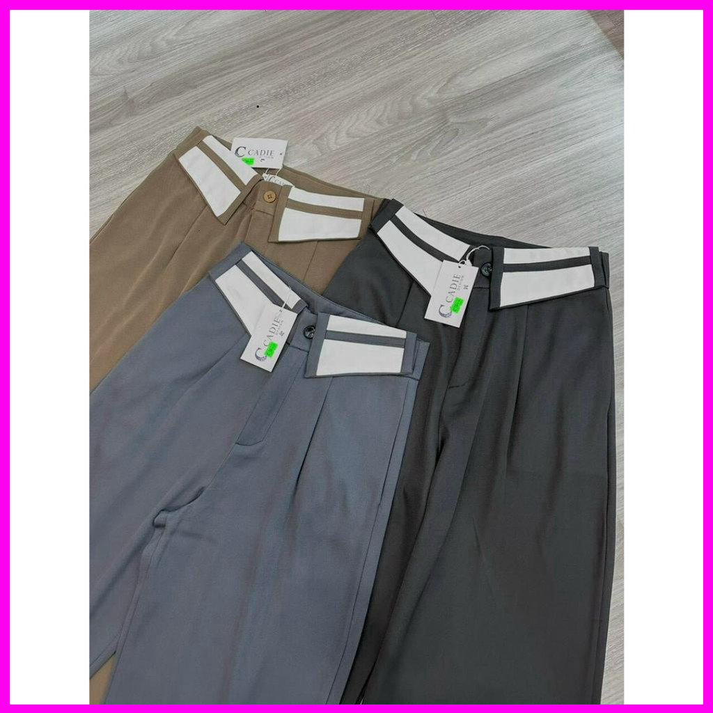 กางเกงสาหร่ายเอวสูง เสื้อ Hottrend M019