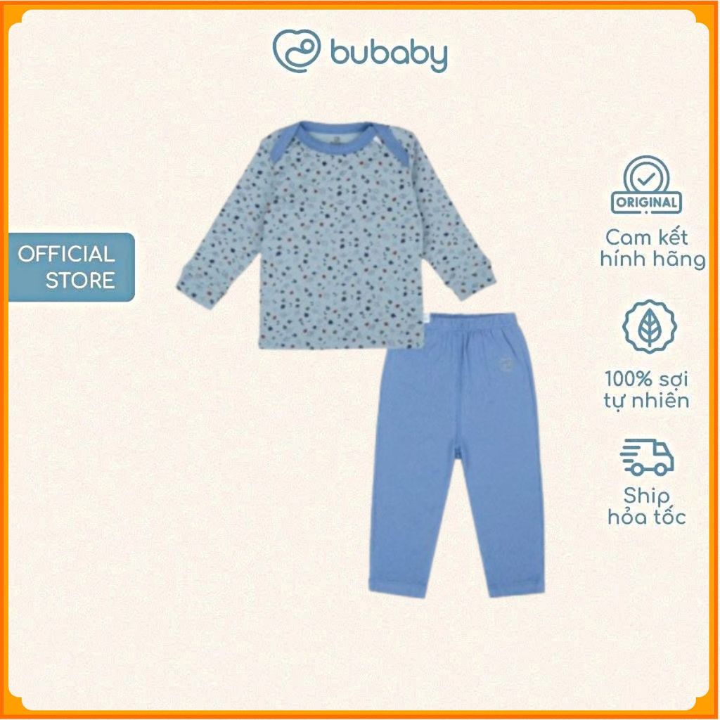 [BU Baby] เซตแขนยาวคอเต่าใบไม้ - ผ้าฝ้ายแท้ BCT110501 | เสื้อผ้า [BU Baby] ของแท้