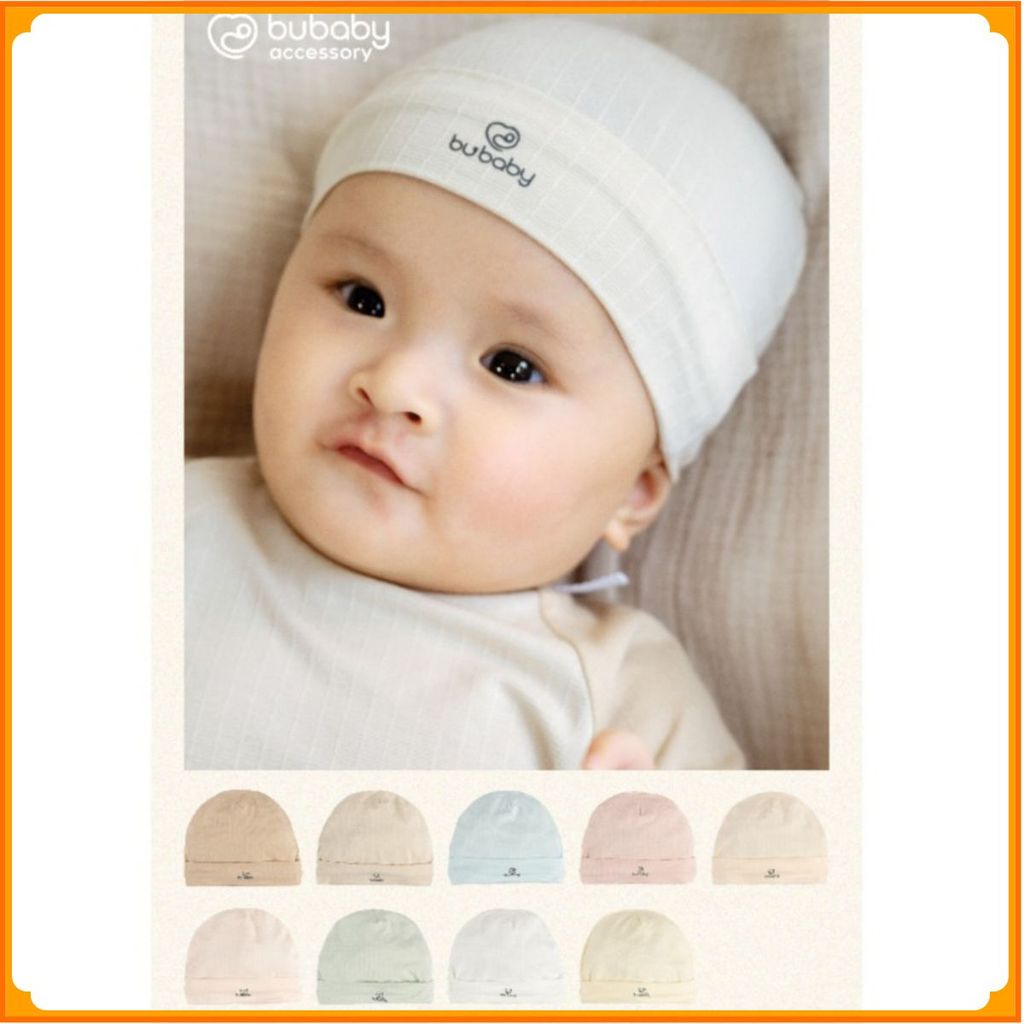 [BU Baby] (1M-3M) หมวกทรงกลม Bubaby Siro สําหรับ Baby ASR192204 | เครื่องประดับแท้