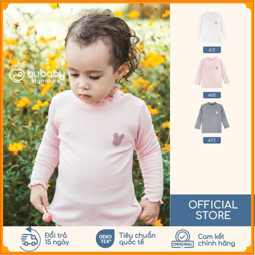 [BU Baby] (6M-5Y) เสื้อเชิ้ตแขนยาวคอเต่าฤดูใบไม้ร่วงแบบนุ่ม BubabyLennie BWL3109BG | เสื้อ BU ของแท้