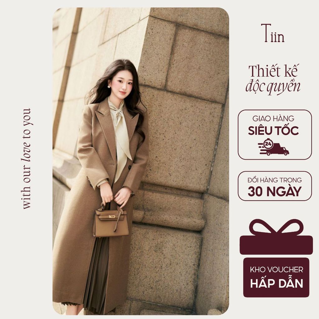 [Mira collection] TINSTORE ชุดราตรีคอเต่ายาว 4 ปุ่มที่หรูหราและสง่างาม ADK.2510.368