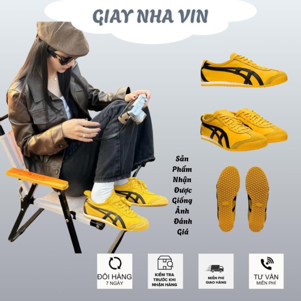 Ti.ger Yellow Shoes_Onitsku.ka รองเท้าผ้าใบสําหรับผู้ชายและผู้หญิงเทรนด์มาแรง 2025