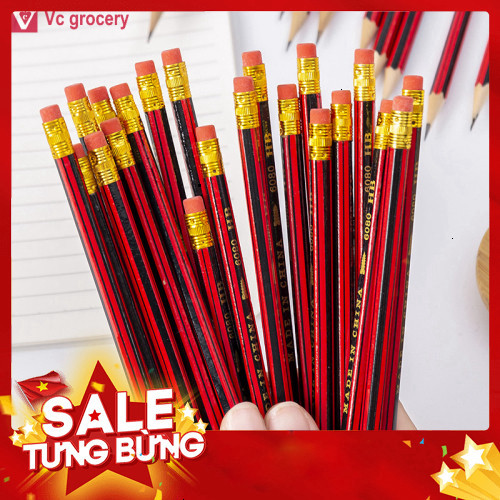 ดินสอไม้ HB สะดวก ชุดดินสอไม้ HB คุณภาพสูง 10 ชิ้นสําหรับนักเรียนและสํานักงาน