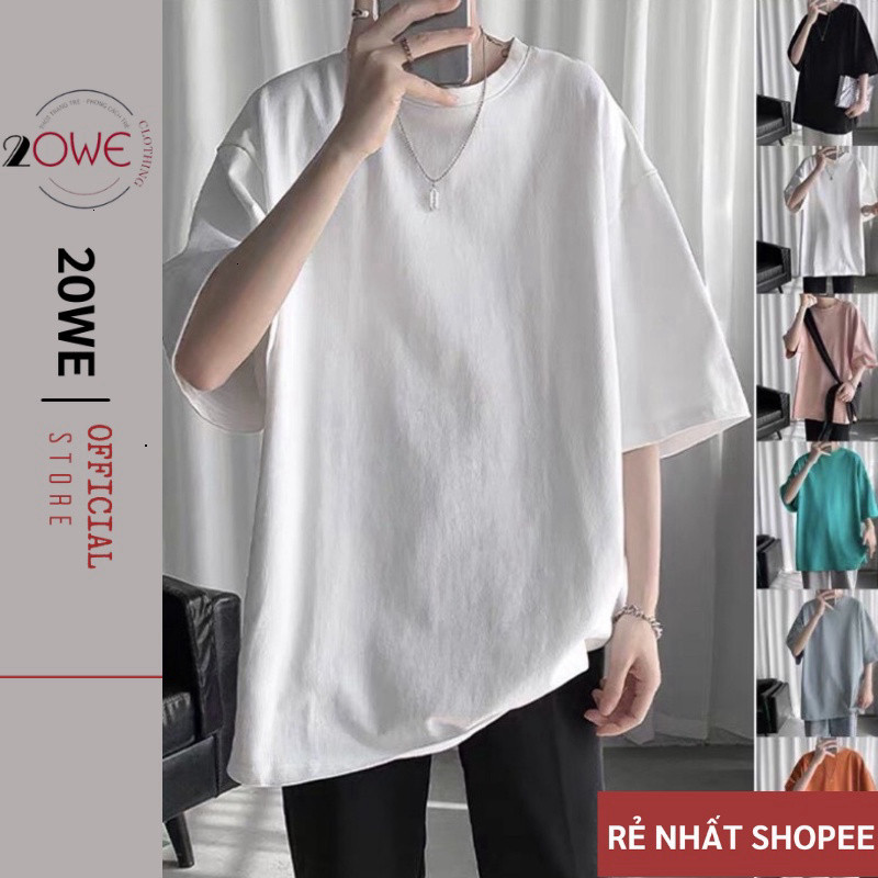 เสื้อยืดโอเวอร์ไซส์ Unisex 4 สี Loose Sleeve RP01 (O เหมาะสมกับโครงสร้างมาตรฐาน Shopee)
