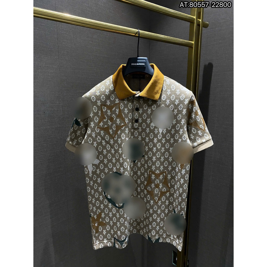 เสื้อโปโลผู้ชายคอปกแขนสั้นสไตล์อ่อนเยาว์มาตรฐานจาก Cao nguyen Tinh