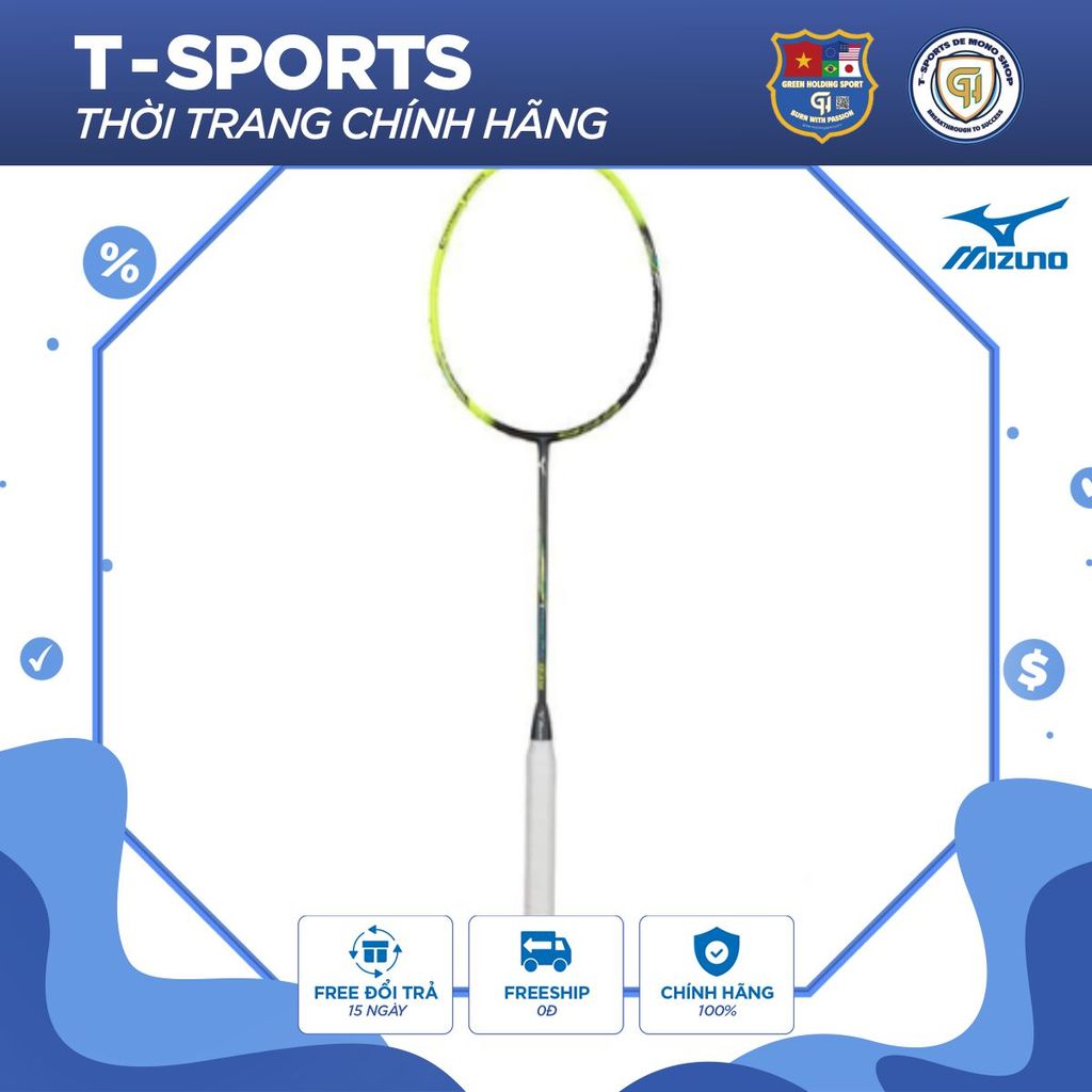 ไม้แบดมินตัน Mizuno CARBO PRO 839 - ของแท้ 4U ยืดหยุ่นน้ําหนักยืด 26-28LBS