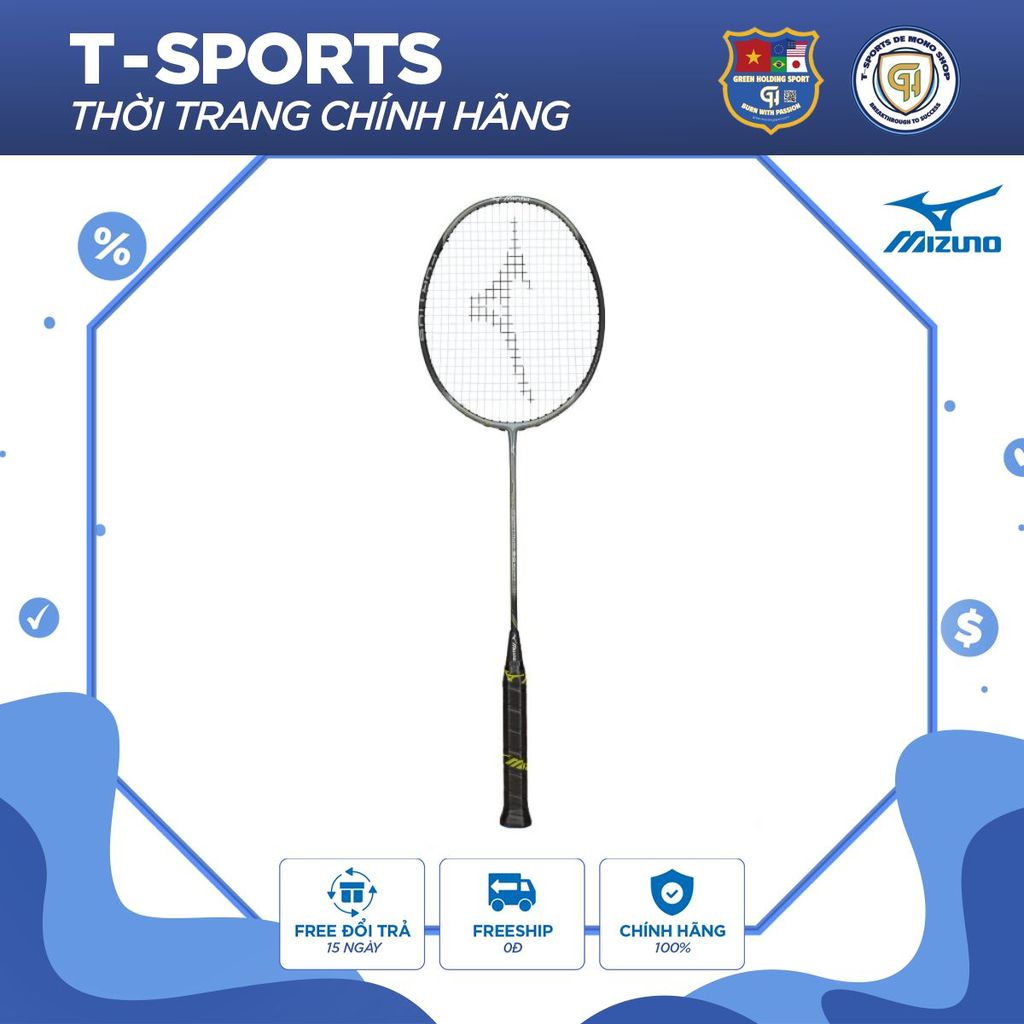 ไม้แบดมินตัน Mizuno FORTIUS 50 SWIFT - วัสดุคาร์บอนที่ทนทาน, ความตึงเครียด 24-26 LBS