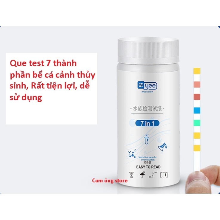 9-in-1 ทดสอบคุณภาพน้ํา NO3 NO2 TA H2S CLO TCL GH KL PH- แถบทดสอบสําหรับตู้ปลาส่วนผสมน้ํา