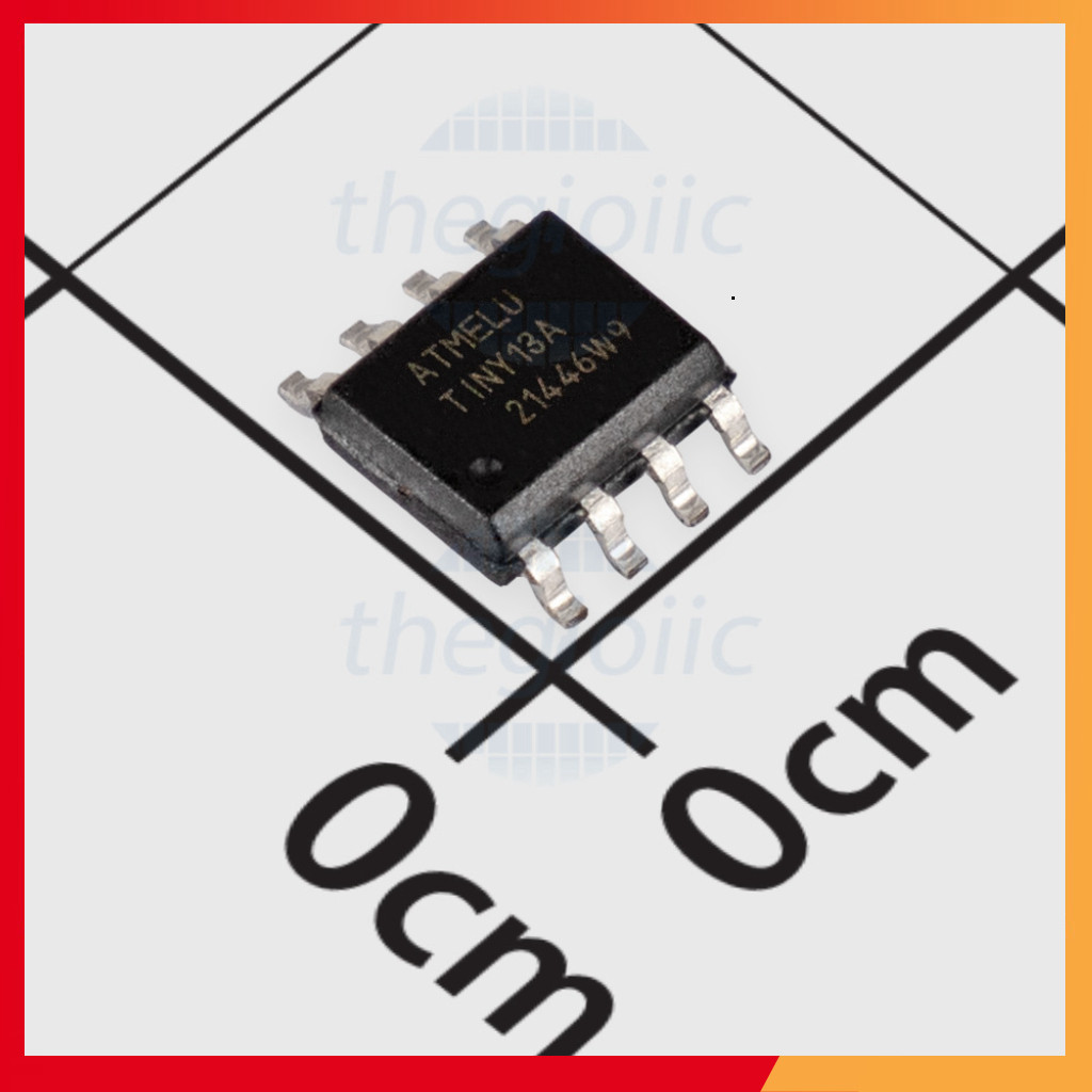 ATTINY13A-SSU 8-SOMIC, 8-Bit AVR Microcontroller, 20MHz, 1KB FLASH Shop