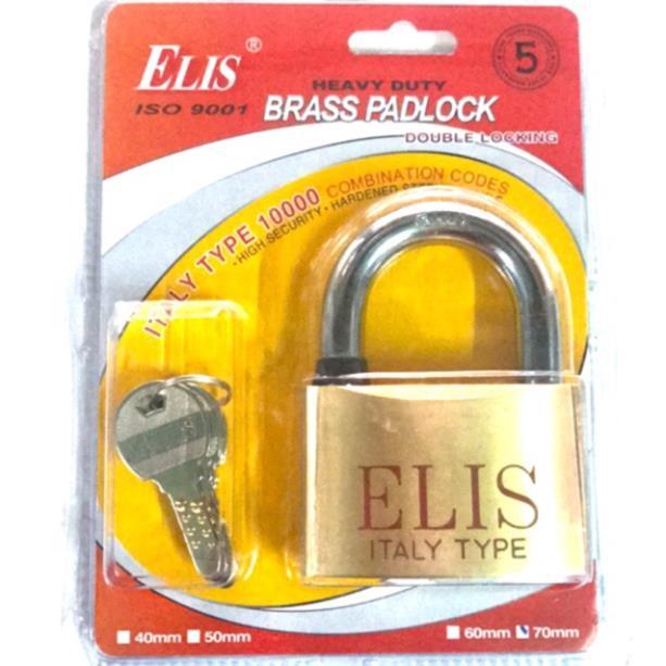 ล็อค ELIS 70 มม. ของแท้พร้อมกุญแจคอมพิวเตอร์