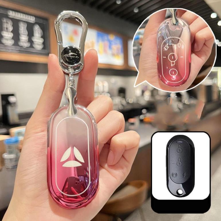 4 ปุ่ม Yadi yadea รถยนต์ไฟฟ้า เคสกุญแจ TPU ปลอกกุญแจ Yadea xbull Yadea M6i เคสกุญแจ