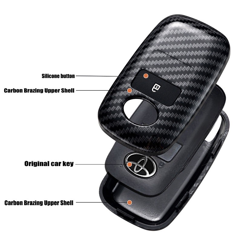 พวงกุญแจสําหรับ Toyota Avanza Veloz Raize 2022 - 2024 Yaris Cross 2024 พวงกุญแจ