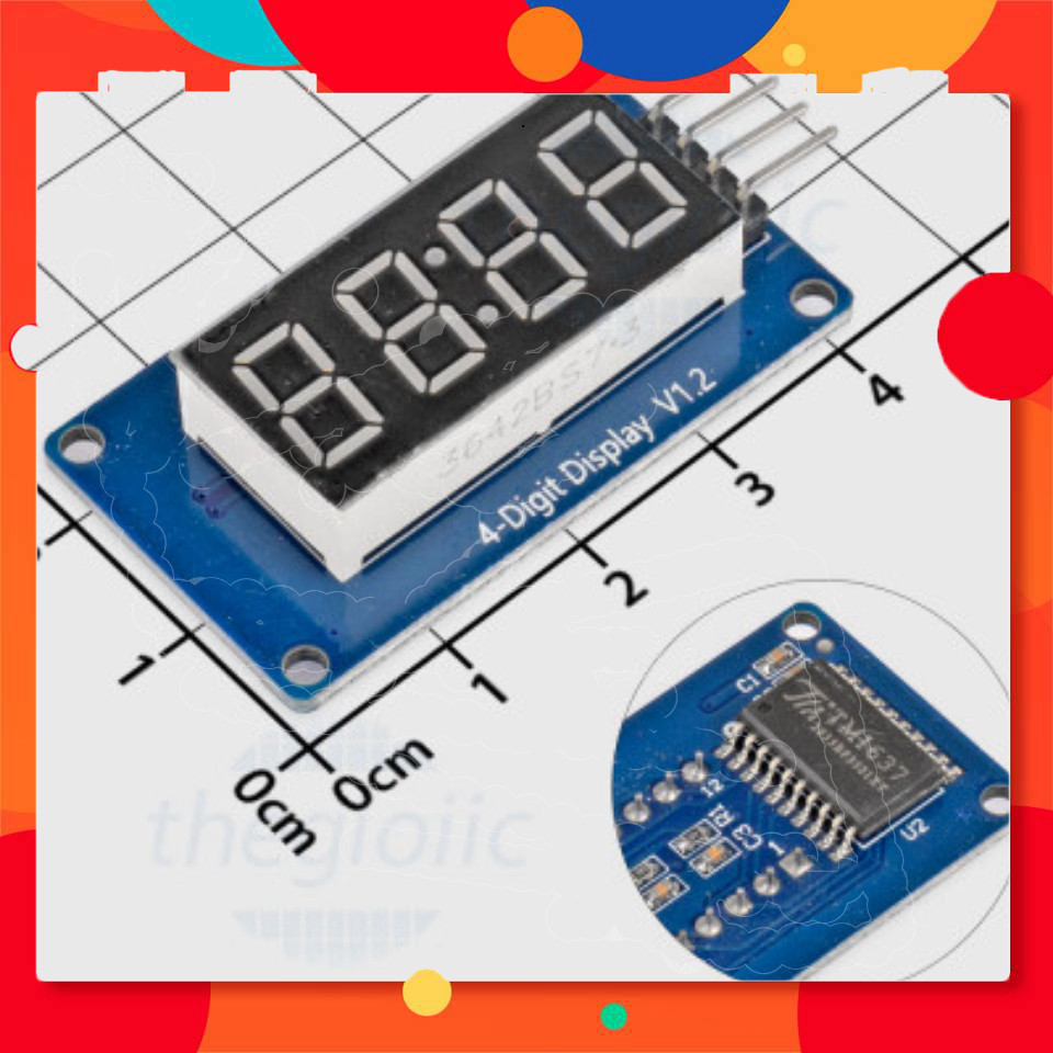 [2 ชิ้น]- 0.36 นิ้ว 7-Segment LED Module TM1637 ร้านนาฬิกาอิเล็กทรอนิกส์99
