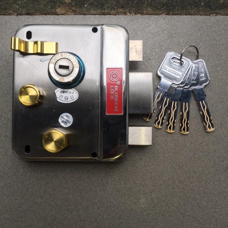 ล็อคประตู Blossom V88 พร้อมกุญแจคอมพิวเตอร์แท้