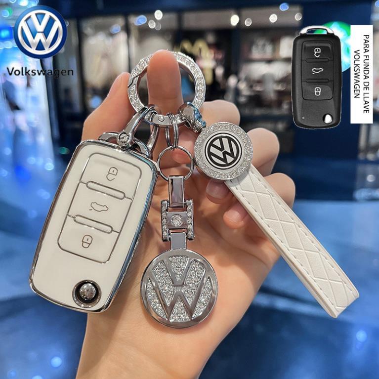 Volkswagen Golf / SPACE FOX / FOX / POLO Bear Key Case พวงกุญแจรถ TPU คุณภาพสูงใหม่