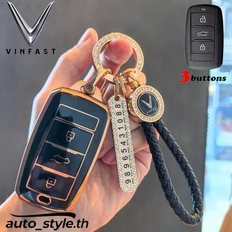Vinfast Car Key Case Vinfast VF5 Remote Key Case เหมาะสําหรับ Vinfast VF5